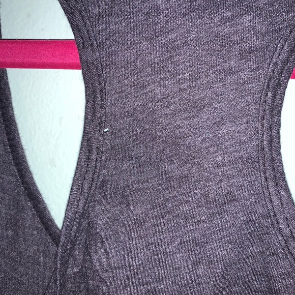 Gray Baltimore Ravens Racerback Tank Top - Picture 3 of 4